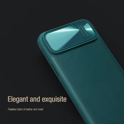 For iPhone 14 NILLKIN PC + TPU Magnetic Phone Case(Green) - iPhone 14 Cases by NILLKIN | Online Shopping South Africa | PMC Jewellery