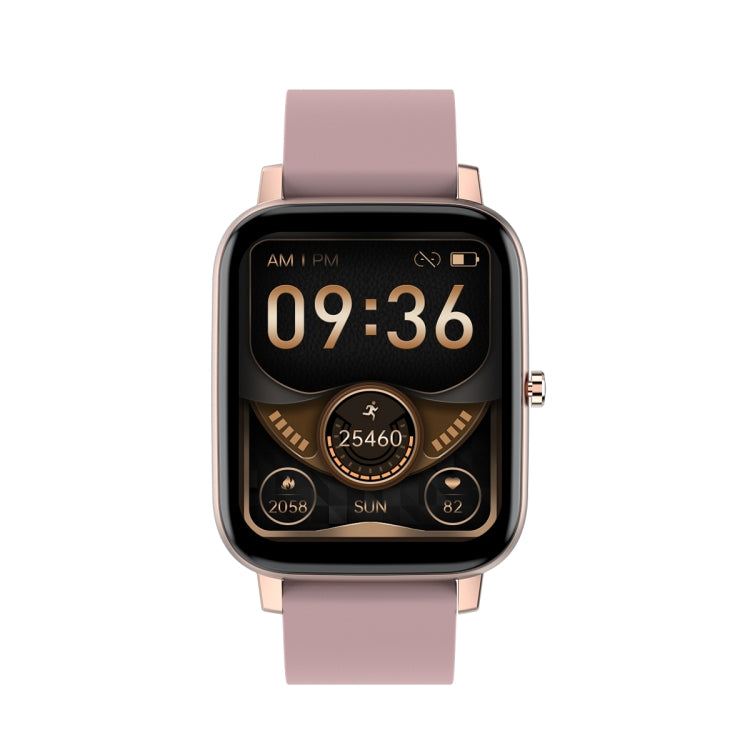 Ochstin 5H80 1.69 inch Square Screen Silicone Strap Heart Rate Blood Oxygen Monitoring Bluetooth Smart Watch(Pink) - Smart Watches by OCHSTIN | Online Shopping South Africa | PMC Jewellery | Buy Now Pay Later Mobicred