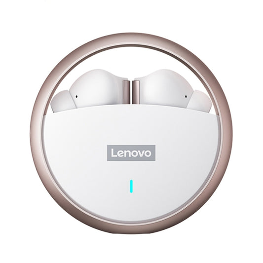 Lenovo LP60 TWS Wireless Bluetooth 5.3 Noise Reduction Earphone(White) - TWS Earphone by Lenovo | Online Shopping South Africa | PMC Jewellery