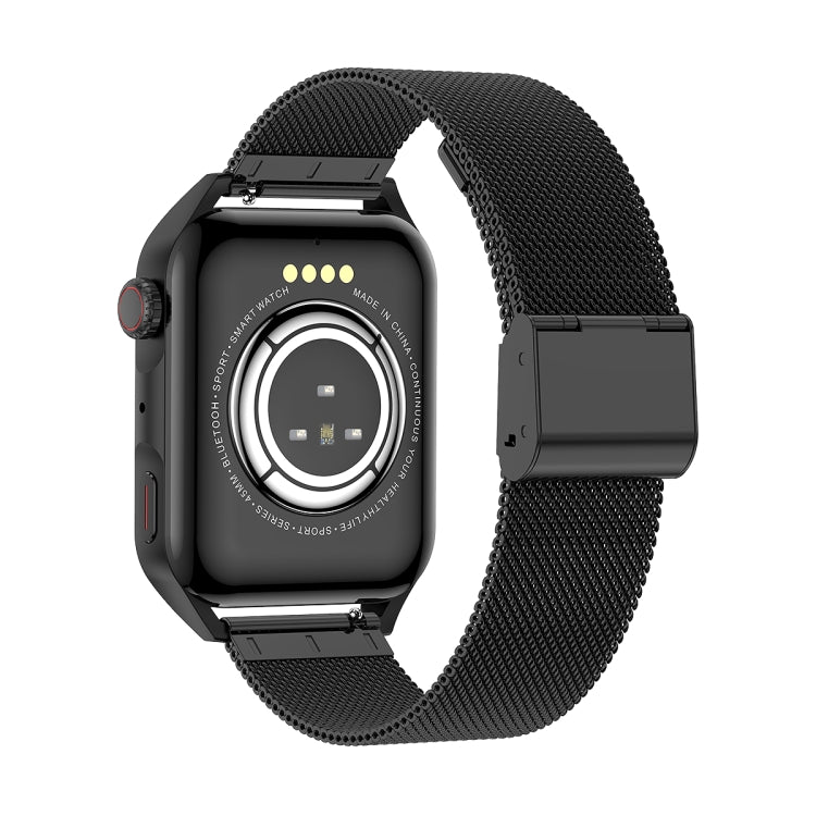 Ochstin 5HK28 1.78 inch Square Screen Steel Strap Smart Watch Supports Bluetooth Call Function/Blood Oxygen Monitoring(Black) - Smart Watches by OCHSTIN | Online Shopping South Africa | PMC Jewellery | Buy Now Pay Later Mobicred