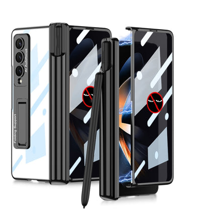 For Samsung Galaxy Z Fold4 GKK Integrated Magnetic Folding Phantom Privacy Phone Case with Pen Holder(Black) - Galaxy Z Fold4 5G Cases by GKK | Online Shopping South Africa | PMC Jewellery