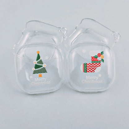 For Samsung Galaxy Buds Live Christmas Transparent TPU Earphone Case(Ragdoll) - Samsung Earphone Case by PMC Jewellery | Online Shopping South Africa | PMC Jewellery