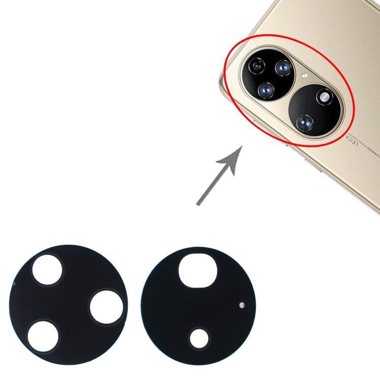 For Huawei P50 Pro 10 PCS Back Camera Lens - Camera by PMC TechLife | Online Shopping South Africa | PMC TechLife