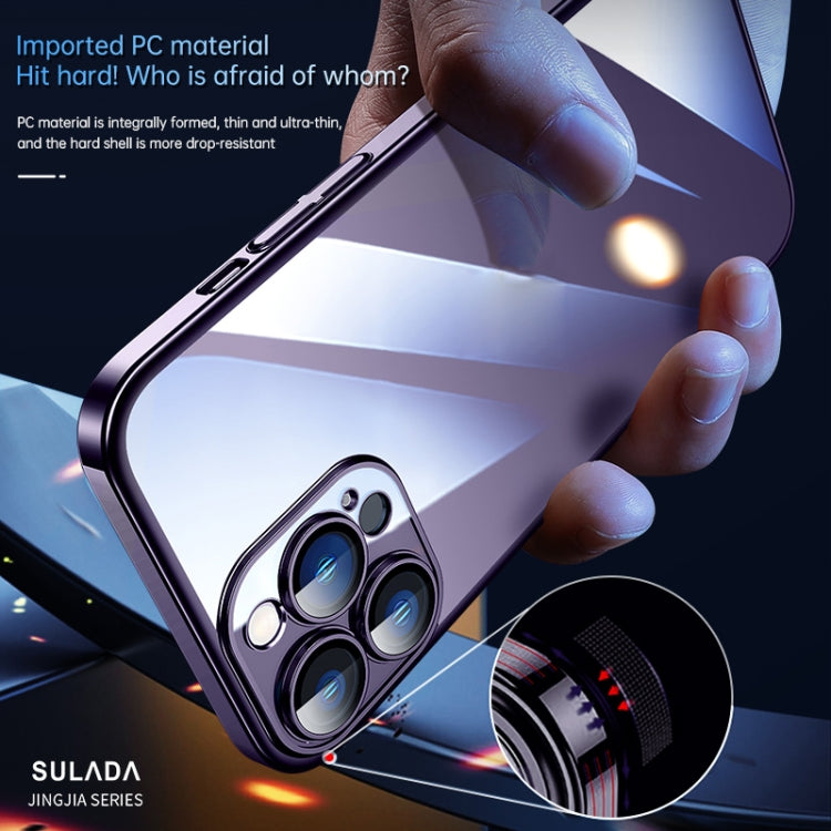 For iPhone 14 SULADA Hard PC Shockproof Phone Case(Silver) - iPhone 14 Cases by SULADA | Online Shopping South Africa | PMC TechLife | Buy Now Pay Later Mobicred