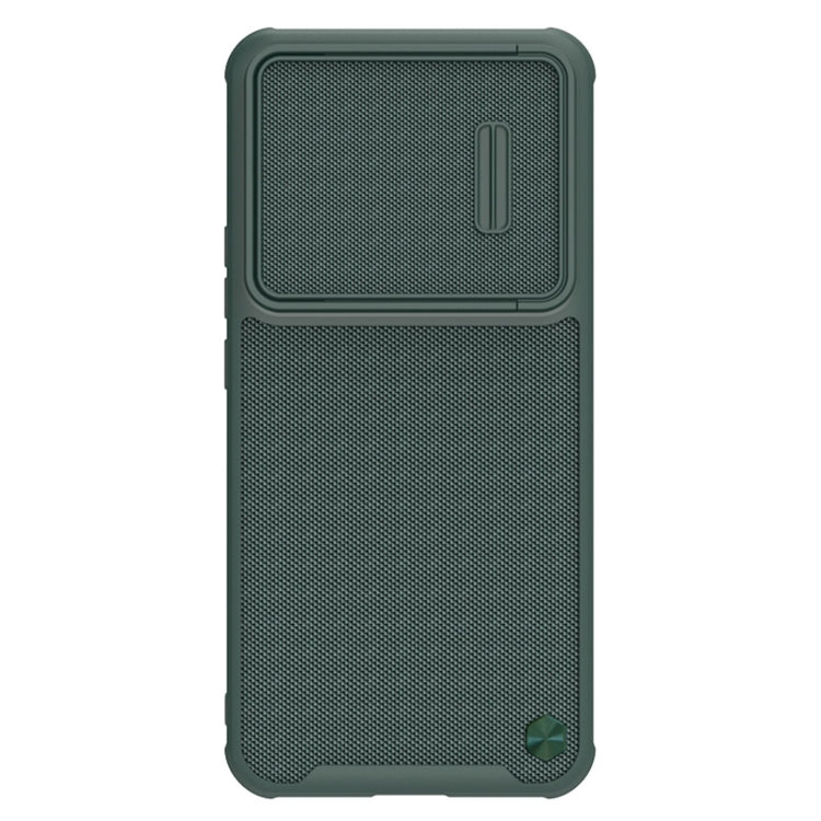 For Xiaomi 12T/Redmi K50 Ultra NILLKIN 3D Textured Camshield PC + TPU Phone Case(Green) - Xiaomi Cases by NILLKIN | Online Shopping South Africa | PMC Jewellery