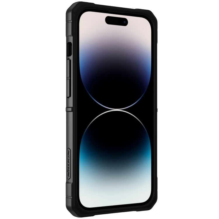 For iPhone 14 Pro NILLKIN Sliding Camera Cover Design TPU + PC Magnetic Phone Case(Black) - iPhone 14 Pro Cases by NILLKIN | Online Shopping South Africa | PMC Jewellery