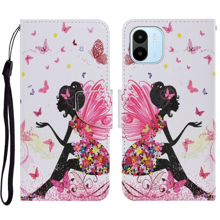For Xiaomi Redmi A1 Colored Drawing Pattern Leather Phone Case(Dancing Girl) - free shipping - PMC TechLife - Order now!