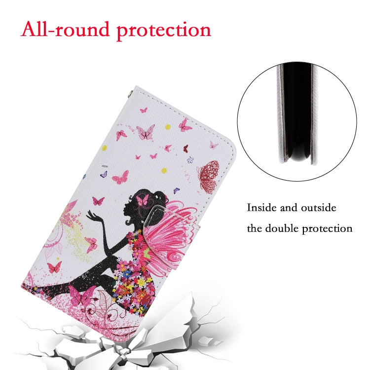 For Xiaomi Redmi A1 Colored Drawing Pattern Leather Phone Case(Dancing Girl) - Xiaomi Cases by PMC Jewellery | Online Shopping South Africa | PMC Jewellery