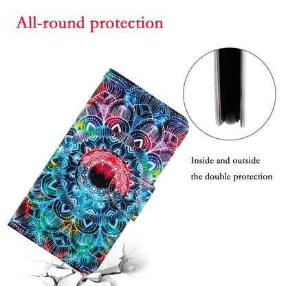 For Xiaomi Redmi A1 Colored Drawing Pattern Leather Phone Case(Mandala) - Xiaomi Cases by PMC Jewellery | Online Shopping South Africa | PMC Jewellery