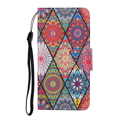 For Xiaomi Redmi A1 Colored Drawing Pattern Leather Phone Case(Diamond Totem) - Xiaomi Cases by PMC Jewellery | Online Shopping South Africa | PMC Jewellery