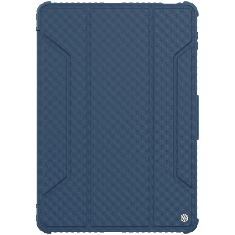For Xiaomi Pad 5 Pro 12.4 inch NILLKIN Bumper Pro Leather Tablet Case with Pen Slot & Sleep / Wake-up Function(Blue) - Mi Pad 5 / 5 Pro Cases by NILLKIN | Online Shopping South Africa | PMC Jewellery
