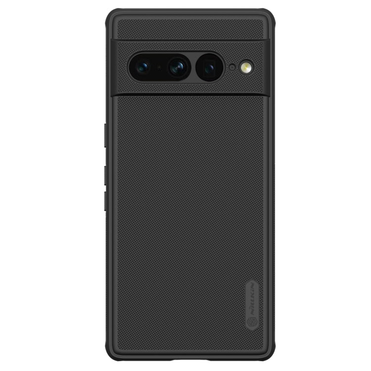 For Google Pixel 7 Pro 5G NILLKIN Super Frosted Shield Pro PC + TPU Phone Case(Black) - Google Cases by NILLKIN | Online Shopping South Africa | PMC Jewellery