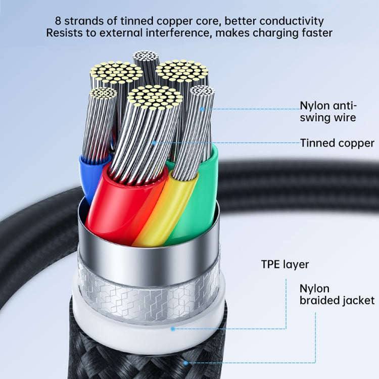 JOYROOM 20W Type-C to 8 Pin Surpass Series Fast Charging Data Cable, Length:2m(White) - 2 in 1 Cable by JOYROOM | Online Shopping South Africa | PMC Jewellery