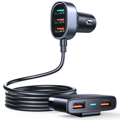 JOYROOM CL03 PRO 45W 5-ports USB Car Charging with Extended HUB(Black) - Car Charger by JOYROOM | Online Shopping South Africa | PMC Jewellery