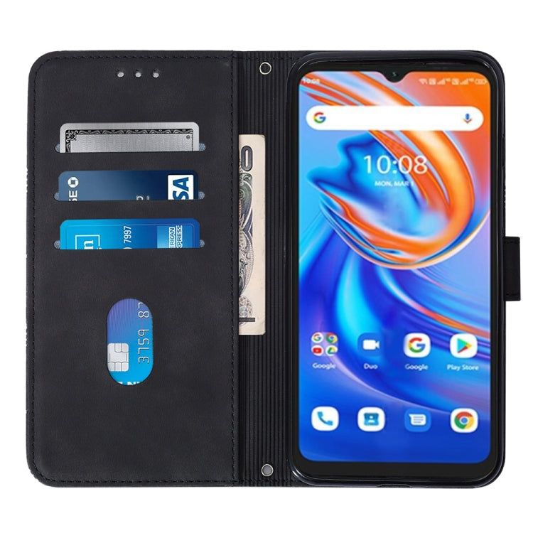 For UMIDIGI A13 / A13 Pro / A13S Crossbody 3D Embossed Flip Leather Phone Case(Black) - More Brand by PMC TechLife | Online Shopping South Africa | PMC TechLife | Buy Now Pay Later Mobicred