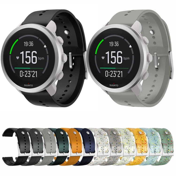 For Suunto 5 Peak Silicone Watch Band(Green Orange Gray) - free shipping - PMC TechLife - Order now!