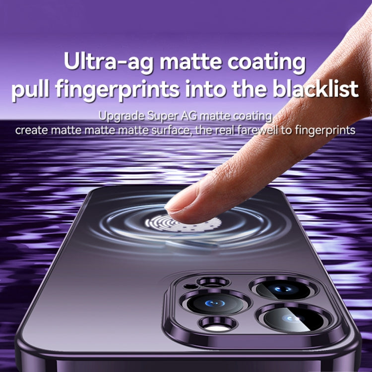 For iPhone 14 Pro SULADA Electroplating Frosted All-inclusive TPU Phone Case(Purple) - iPhone 14 Pro Cases by SULADA | Online Shopping South Africa | PMC TechLife | Buy Now Pay Later Mobicred