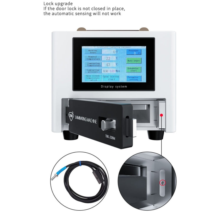 TBK 208M 3 in 1 Mini LCD Touch Screen Vacuum Laminating Bubble Remover Machine, Plug:UK Plug - free shipping - PMC TechLife - Order now!