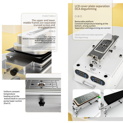 TBK 258S Intelligent Multi-function UV Cured Disassembly Machine, Plug:UK Plug - Separation Equipment by TBK | Online Shopping South Africa | PMC Jewellery