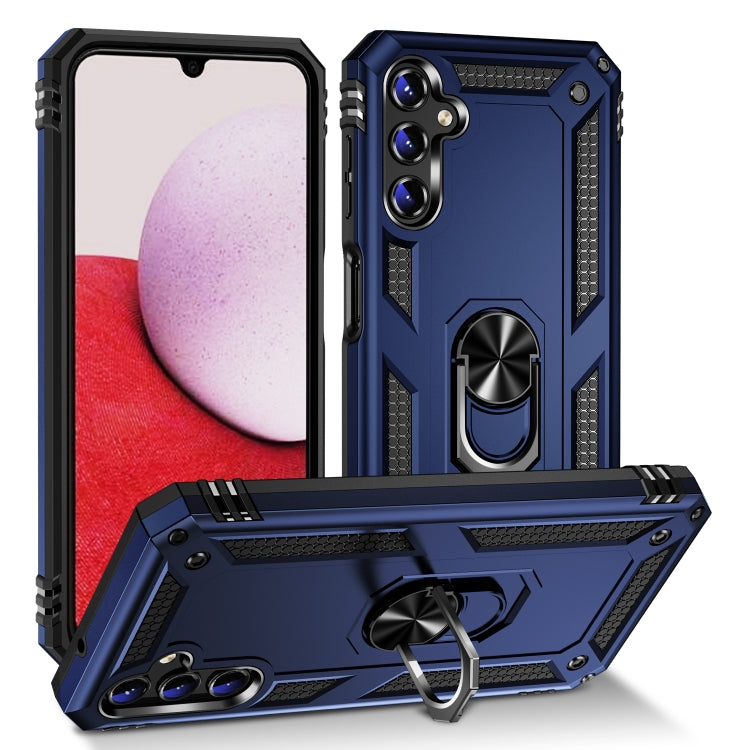 For Samsung Galaxy A14 5G Shockproof TPU + PC Phone Case(Blue) - free shipping - PMC TechLife - Order now!