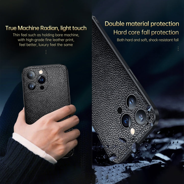 For iPhone 14 Pro SULADA Invisible Bracket Leather Back Cover Phone Case(Blue) - iPhone 14 Pro Cases by SULADA | Online Shopping South Africa | PMC TechLife | Buy Now Pay Later Mobicred