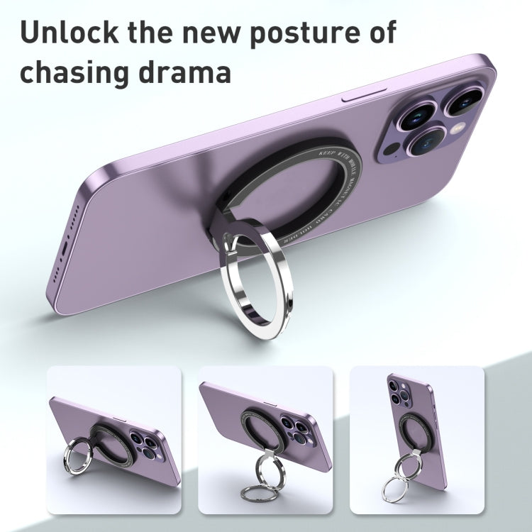 Car Magnetic Dual Axis Ring Phone Holder(Bright Sky Blue) - Ring Holder by PMC TechLife | Online Shopping South Africa | PMC TechLife