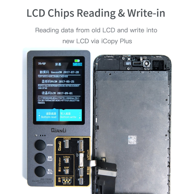 For iPhone 6 - 13 Pro Max Qianli iCopy Plus 2.2 Repair Detection Programmer, Model:Battery Module - free shipping - PMC TechLife - Order now!