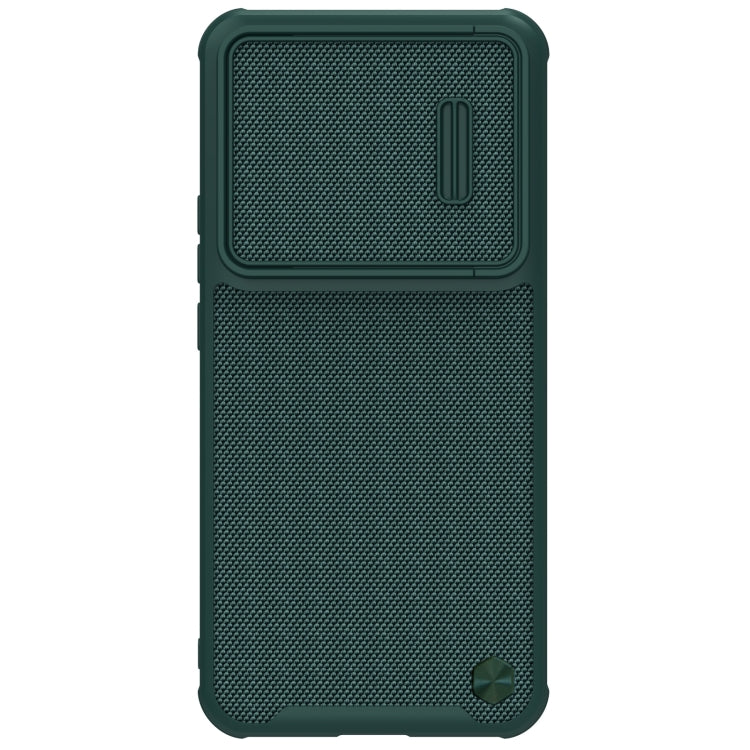 For Xiaomi 12T Pro NILLKIN 3D Textured Camshield PC + TPU Phone Case(Green) - Xiaomi Cases by NILLKIN | Online Shopping South Africa | PMC Jewellery