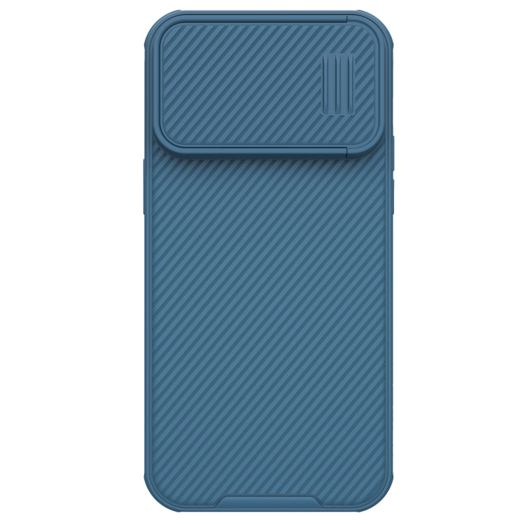 For iPhone 14 Pro Max NILLKIN CamShield S PC Phone Case(Blue) - free shipping - PMC TechLife - Order now!