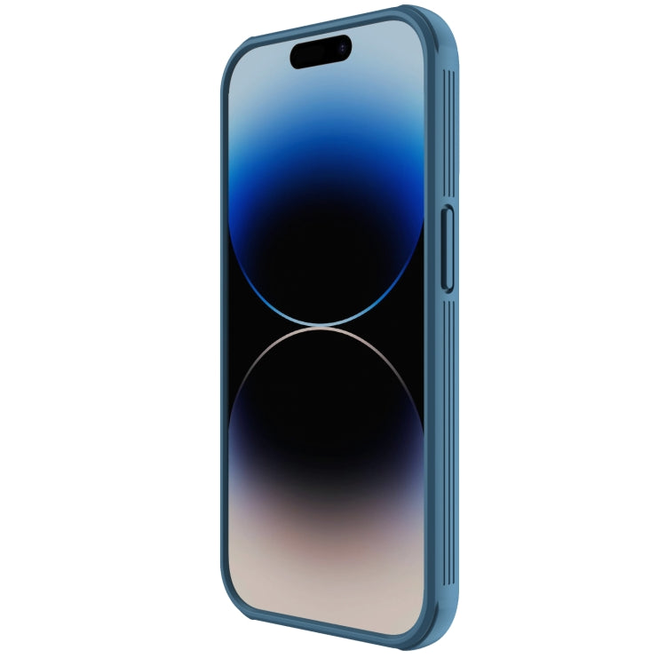 For iPhone 14 Pro Max NILLKIN CamShield S PC Phone Case(Blue) - free shipping - PMC TechLife - Order now!