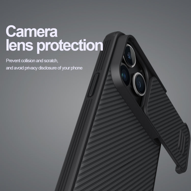 For iPhone 14 Pro Max NILLKIN CamShield S PC Phone Case(Black) - iPhone 14 Pro Max Cases by NILLKIN | Online Shopping South Africa | PMC Jewellery