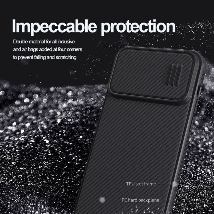 For iPhone 14 Pro Max NILLKIN CamShield S PC Phone Case(Blue) - free shipping - PMC TechLife - Order now!