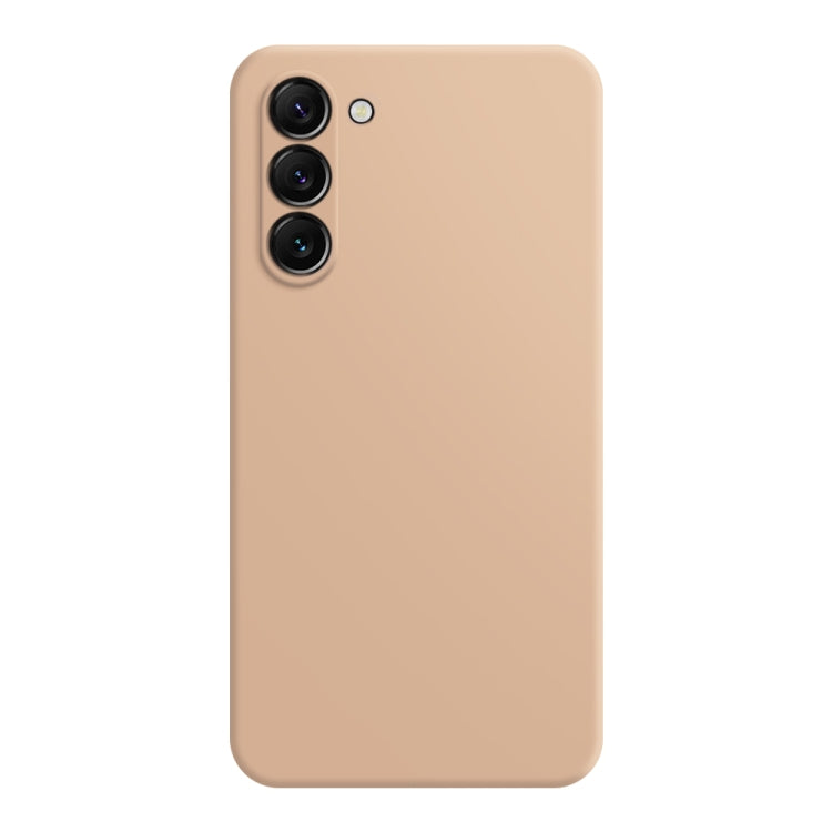 For Samsung Galaxy S23 5G Imitation Liquid Silicone Phone Case(Apricot) - free shipping - PMC TechLife - Order now!