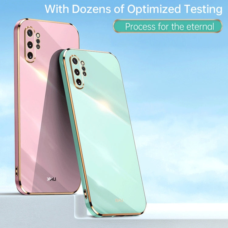 For Samsung Galaxy Note10+ XINLI Straight Edge 6D Electroplate TPU Phone Case(Black) - free shipping - PMC TechLife - Order now!