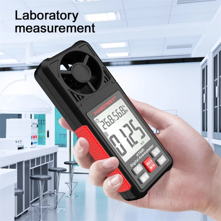HABOTEST HT605 Portable Intelligent Digital Display Handheld Wind Speed Tester - free shipping - PMC TechLife - Order now!