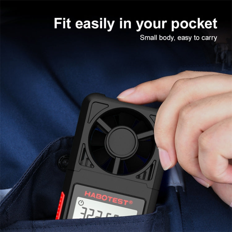 HABOTEST HT605 Portable Intelligent Digital Display Handheld Wind Speed Tester - free shipping - PMC TechLife - Order now!