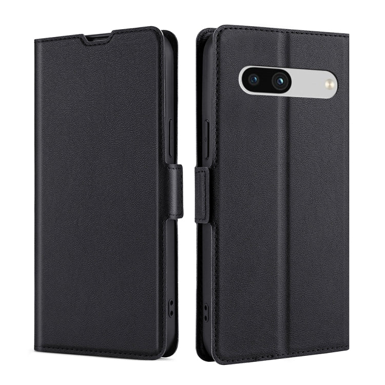 For Google Pixel 7a Ultra-thin Voltage Side Buckle Leather Phone Case(Black) - free shipping - PMC TechLife - Order now!