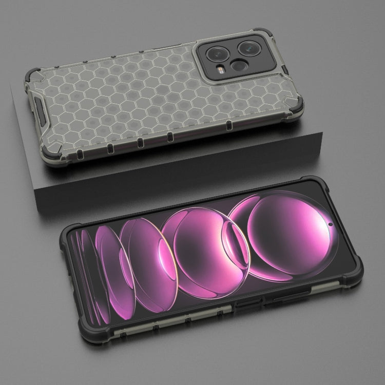 For Xiaomi Poco X5 Pro Shockproof Honeycomb PC + TPU Phone Case(Black) - free shipping - PMC TechLife - Order now!