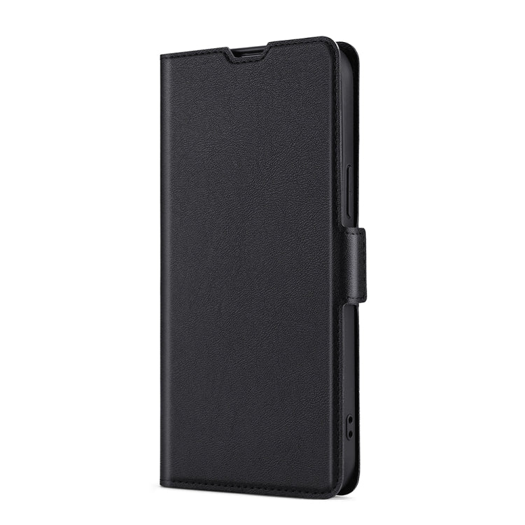 For TCL 405 / 406 / 408 Ultra-thin Voltage Side Buckle Horizontal Flip Leather Phone Case(Black) - More Brand by PMC Jewellery | Online Shopping South Africa | PMC Jewellery