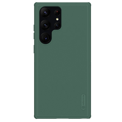 For Samsung Galaxy S23 Ultra 5G NILLKIN Super Frosted Shield Pro PC + TPU Phone Case(Green) - Galaxy S23 Ultra 5G Cases by NILLKIN | Online Shopping South Africa | PMC Jewellery