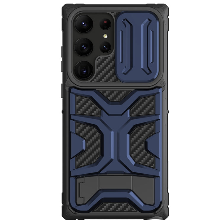 For Samsung Galaxy S23 Ultra 5G NILLKIN Explorer Pro Series PC + TPU Phone Case(Blue) - Galaxy S23 Ultra 5G Cases by NILLKIN | Online Shopping South Africa | PMC Jewellery
