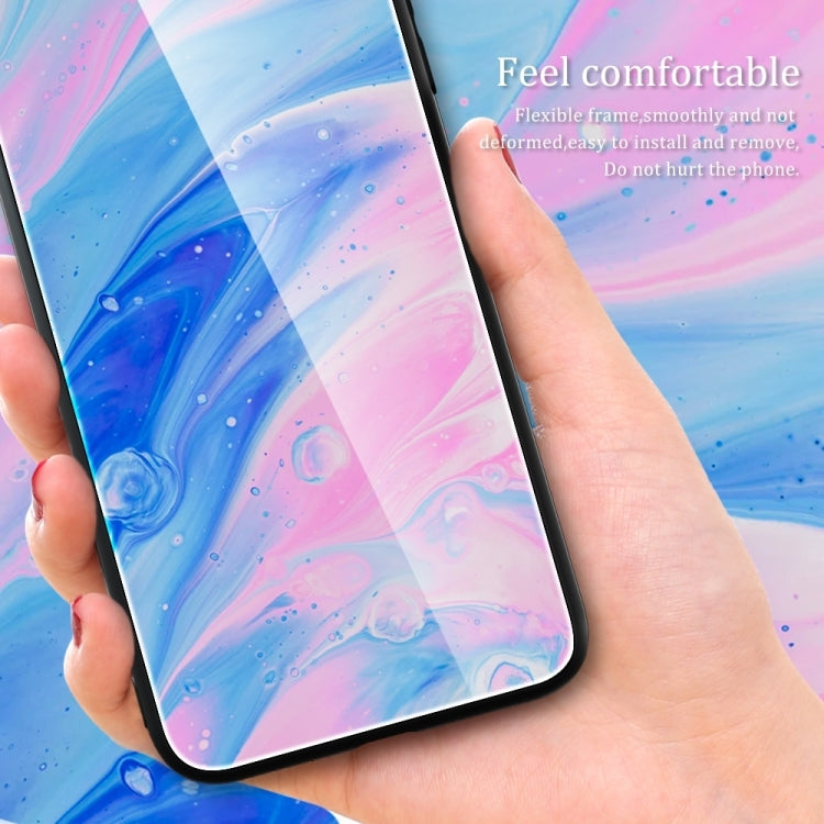 For Xiaomi Redmi 12C Marble Pattern Glass Phone Case(Water Waves) - free shipping - PMC TechLife - Order now!