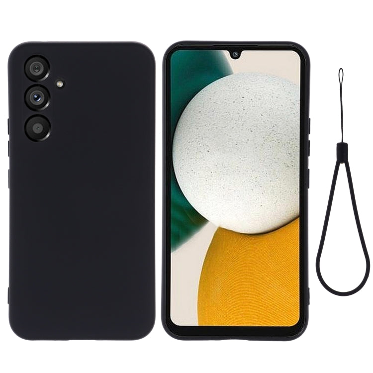 For Samsung Galaxy A34 5G Pure Color Liquid Silicone Shockproof Phone Case(Black) - free shipping - PMC TechLife - Order now!