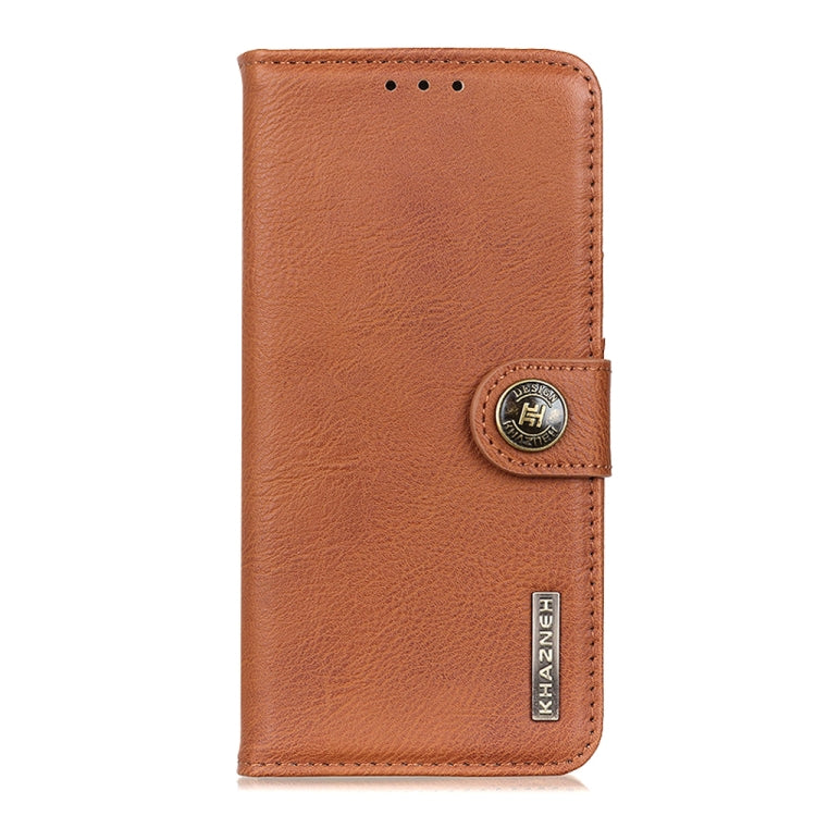 For OnePlus Nord CE 3 Lite KHAZNEH Cowhide Texture Flip Leather Phone Case(Brown) - free shipping - PMC TechLife - Order now!
