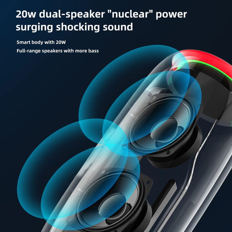 HOPESTAR P35 20W Outdoor IPX7 Waterproof TWS Wireless Bluetooth Speaker(Grey) - free shipping - PMC TechLife - Order now!