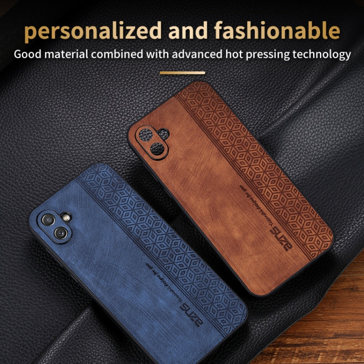 For Samsung Galaxy A04e AZNS 3D Embossed Skin Feel Phone Case(Black) - Galaxy Phone Cases by AZNS | Online Shopping South Africa | PMC TechLife | Buy Now Pay Later Mobicred