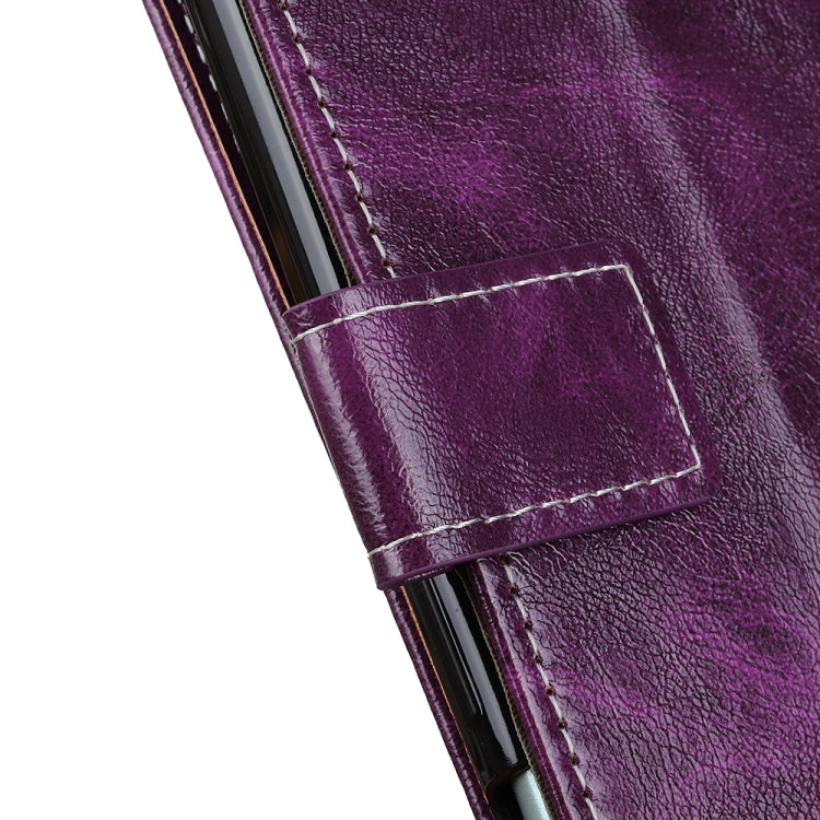 For Honor X9A 5G / Magic5 Lite 5G Retro Crazy Horse Texture Horizontal Flip Leather Phone Case(Purple) - Honor Cases by PMC Jewellery | Online Shopping South Africa | PMC Jewellery