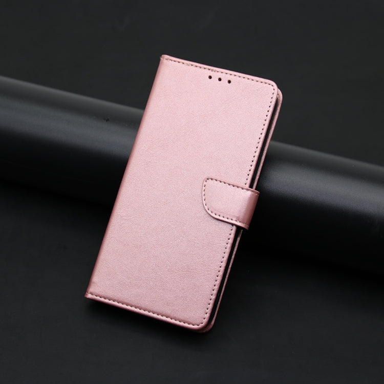For Honor X9a 5G Calf Texture Buckle Flip Leather Phone Case(Rose Gold) - Honor Cases by PMC TechLife | Online Shopping South Africa | PMC TechLife