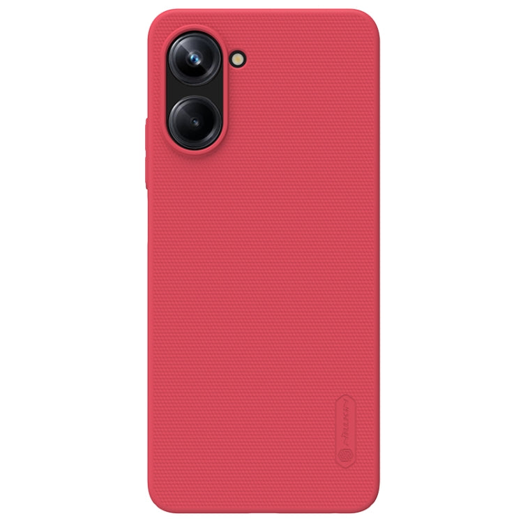 For Realme 10 Pro 5G NILLKIN Frosted PC Phone Case(Red) - Realme Cases by NILLKIN | Online Shopping South Africa | PMC Jewellery | Buy Now Pay Later Mobicred