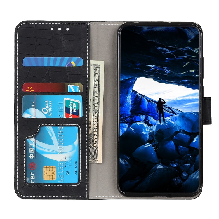 For Xiaomi Redmi 11A / 12C Crocodile Texture Flip Leather Phone Case(Black) - free shipping - PMC TechLife - Order now!